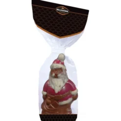 Moulage père Noël choc lait blc rge 100g
