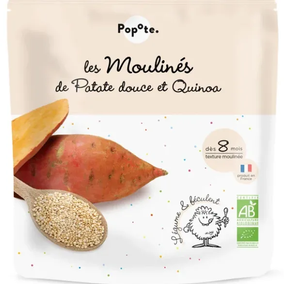 Mouliné Patate douce Quinoa doypack 180g