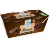 Mousse chocolat noir 2x60g
