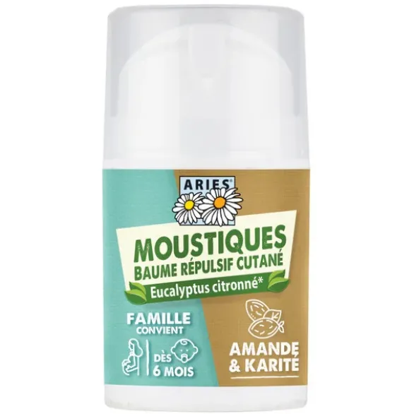 Moustique baume répulsif cutané pour la famille 50ml