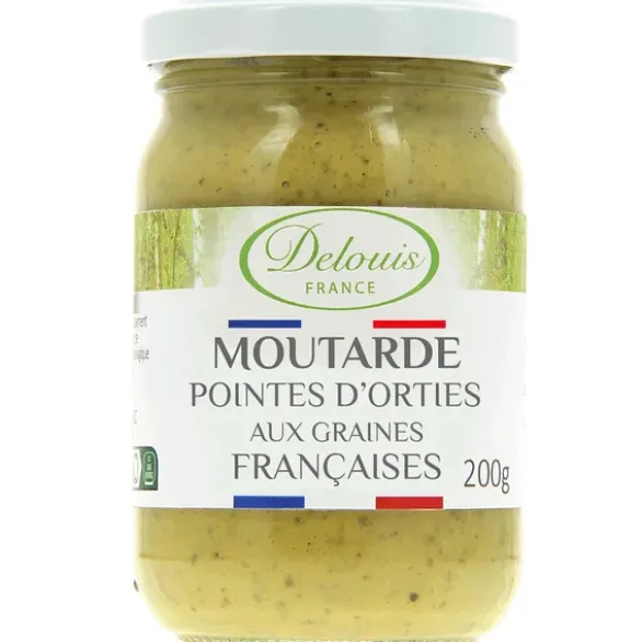 Moutarde de Dijon aux pointes d'orties 200g