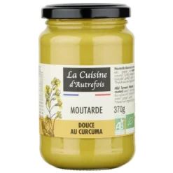 Moutarde douce au curcuma 370g