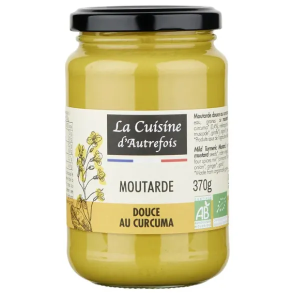 Moutarde douce au curcuma 370g