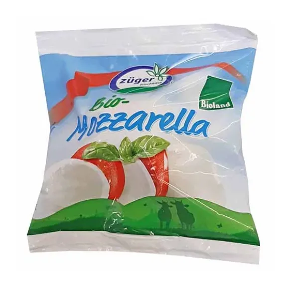 Mozzarella boule lait pasteurisé 19% MG 125g net égoutté