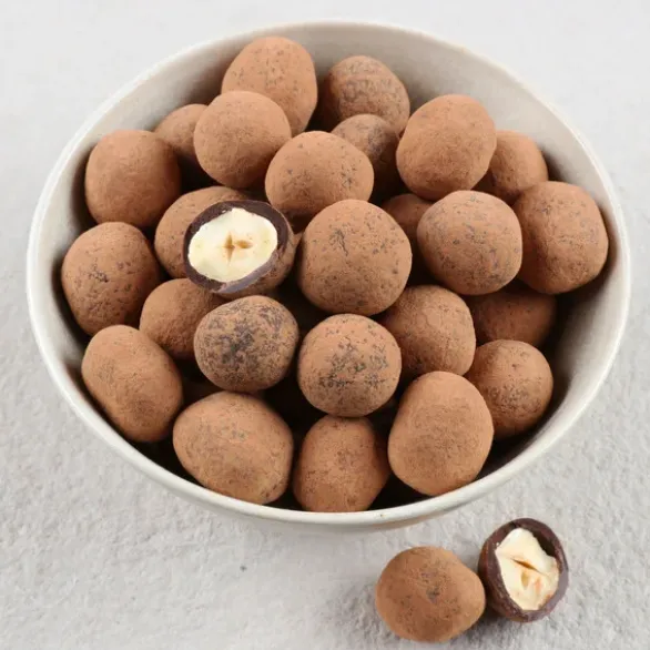 Noisettes enrobées au chocolat noir Bio