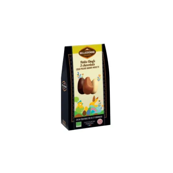 Oeuf fourré praliné 3 couleurs 100g