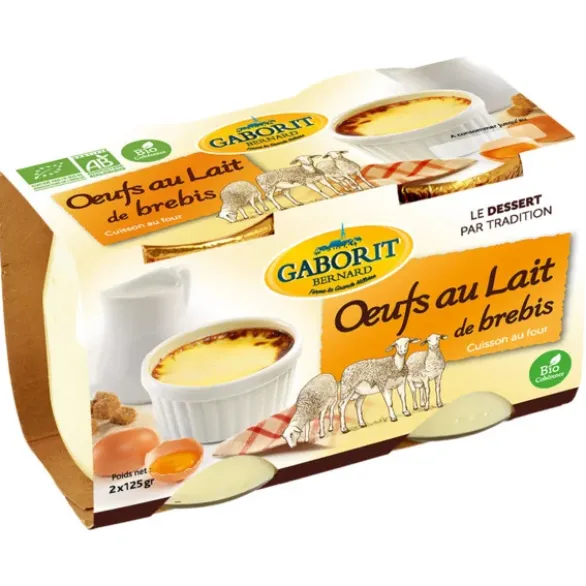 Oeufs au lait de brebis 2x125g