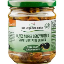 Olive noire dénoyautée 190g
