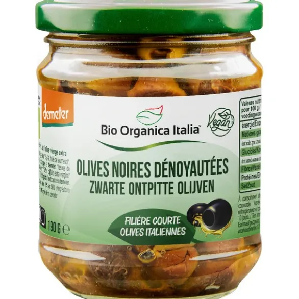 Olive noire dénoyautée 190g