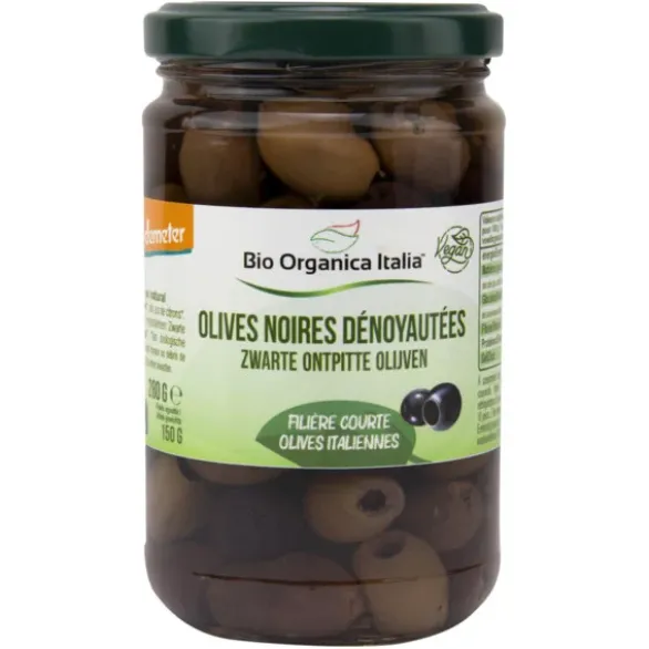 Olive noire dénoyautée 150g net égoutté