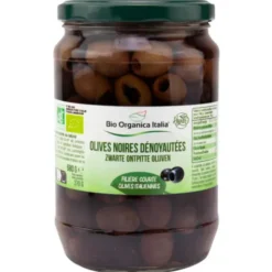 Olive noire dénoyautée 370g net égoutté