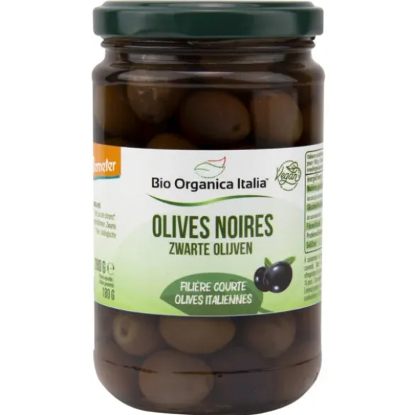 Olive noire nature 180g net égoutté