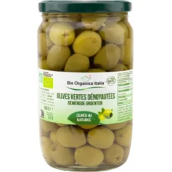 Olive verte dénoyautée 370g net égoutté