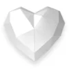Origami cœur blanc