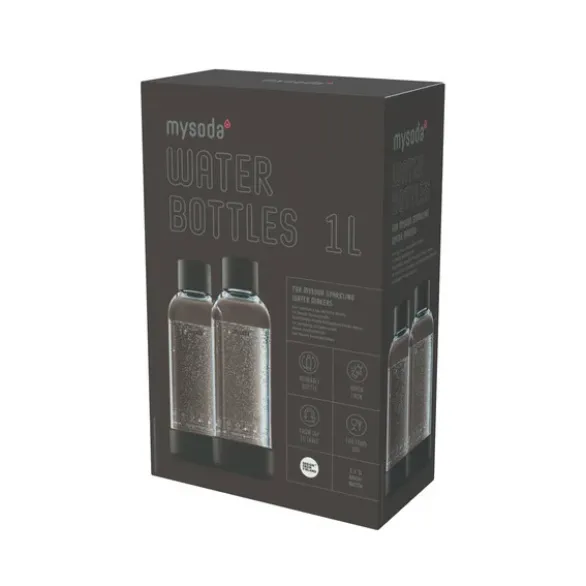 Pack de 2 bouteilles de gazéification Black 1L
