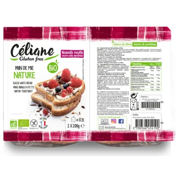 Pain de mie nature (2) 400g