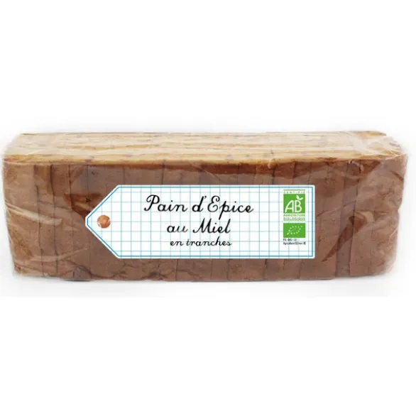 Pain d'épice au miel en tranches 300g
