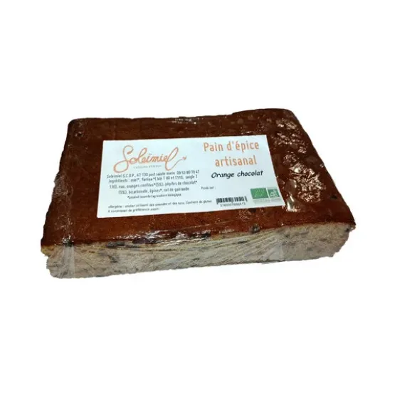 Pain d'épices orange chocolat