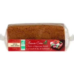 Pain d'épices toast fleur de sel 120g