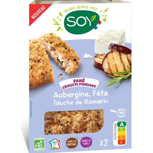 Pané crousti aubergine feta (2) 160g