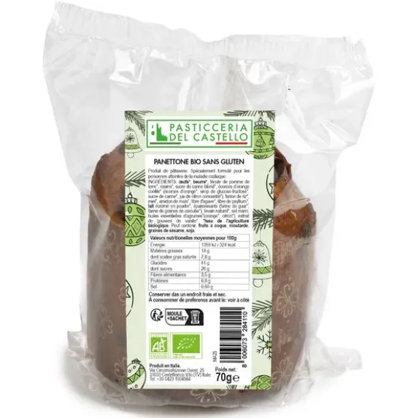 Panettone sans gluten 70g