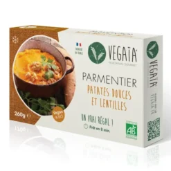 Parmentier patates douces lentilles 260g
