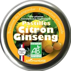 Pastilles citron ginseng 45g