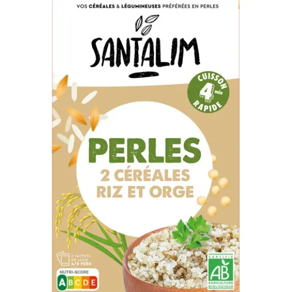 Perle deux céréales riz & orge 280g