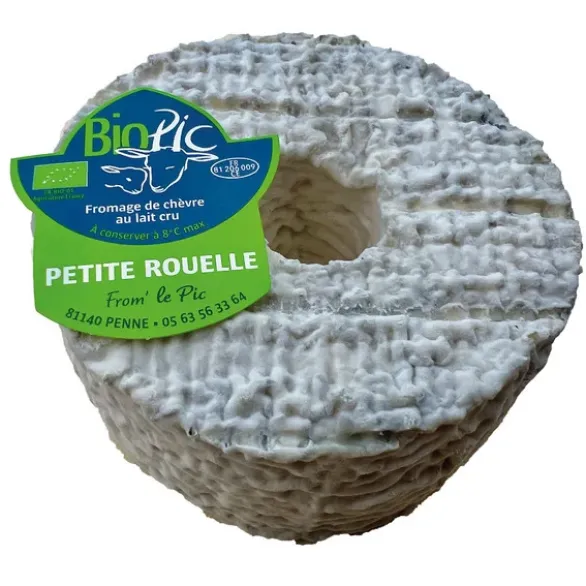 Petite rouelle cendrée au lait cru 21% 155g