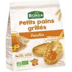 Petits pains grillés briochés 225g