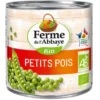 Petits pois 265g net égoutté