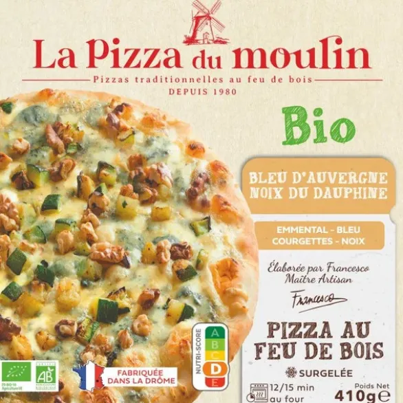 Pizza Bleu d'Auvergne et noix du Dauphiné 410g