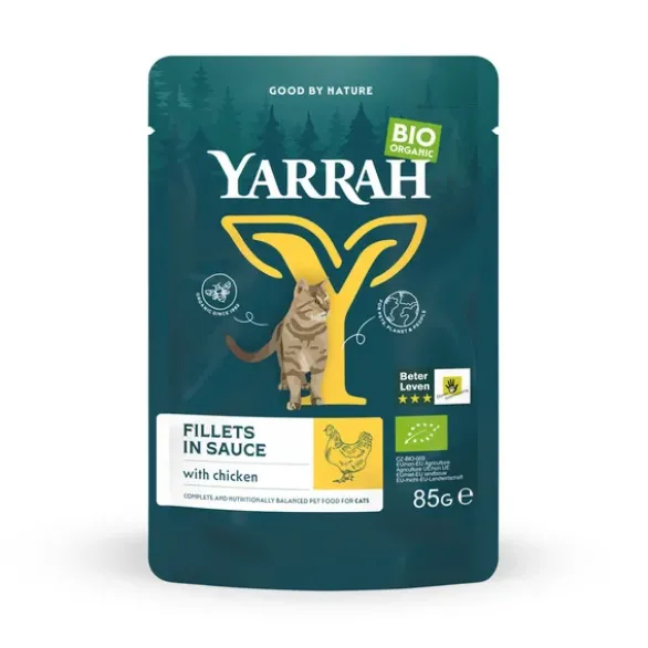 Pochon filets de poulet pour chat 85g
