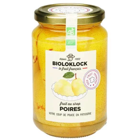 Poires au sirop 200g net égoutté