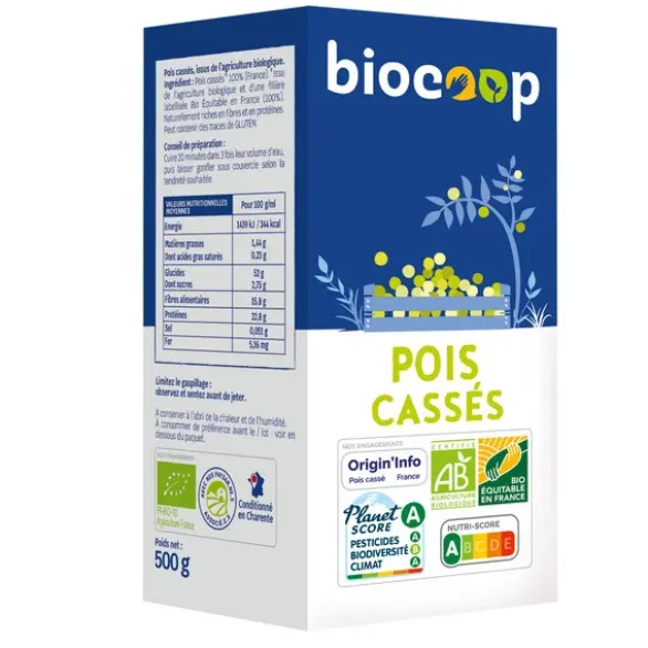 Pois cassés 500g