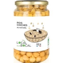 Pois chiche au naturel 500g net égoutté