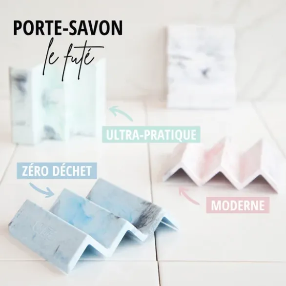 Porte-savon upcyclé Le Futé