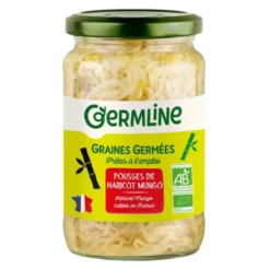 Pousses de haricot mungo 175g net égoutté