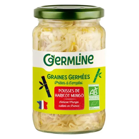 Pousses de haricot mungo 175g net égoutté