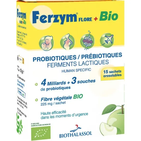 Probiotique Ferzym Flore sachet (15) 15g