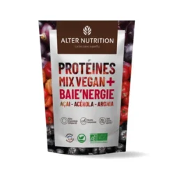 Protéines mix Vegan+ Baie'nergie vitamine C 200g