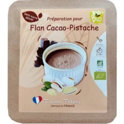 Préparation pour flan cacao pistache 14g