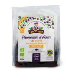 Pruneaux Agen mi-cuits dénoyotés 33/44 300g