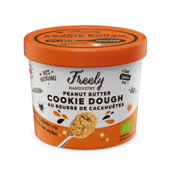 Pâte à cookie crue beurre cacahuète 90g