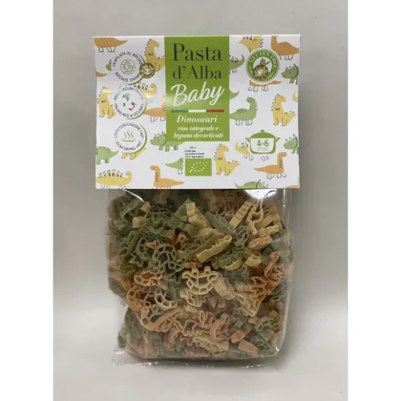 Pâte dinosaures de riz complet 3 couleurs 250g
