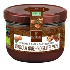 Pâte à tartiner noisettes-chocolat noir 350g