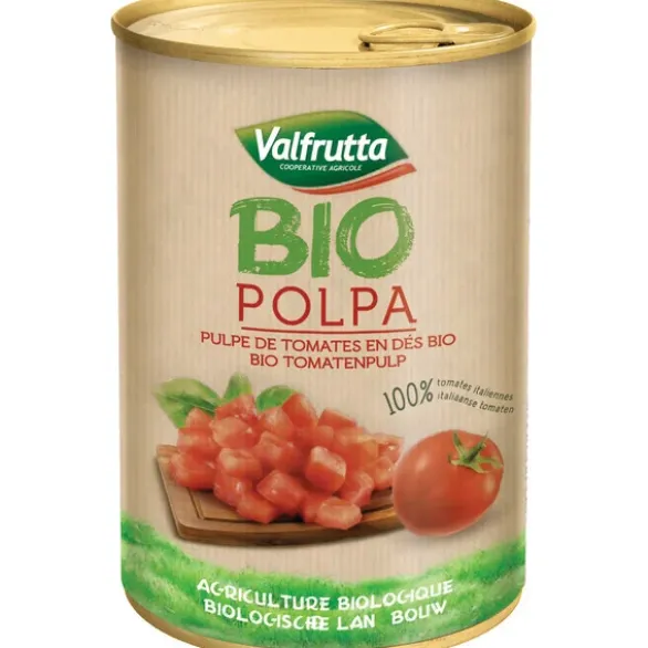 Pulpe de tomates en dés 400g