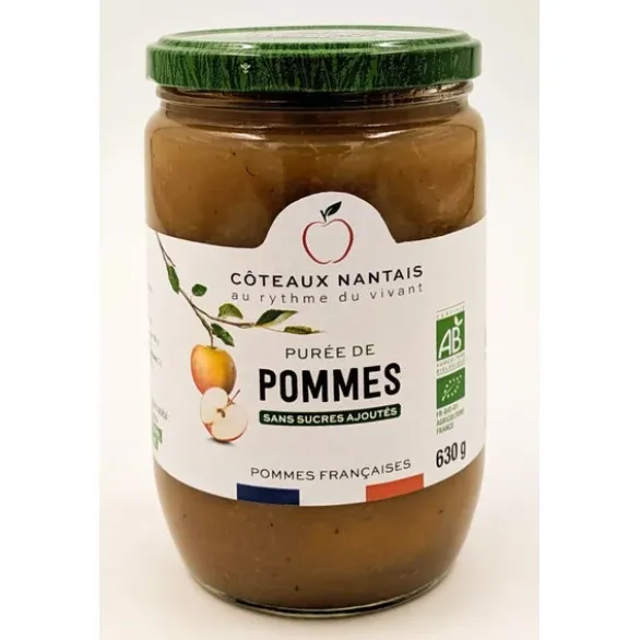 Purée de pommes sans sucres ajoutés 630g