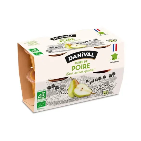 Purée poire 4x100g