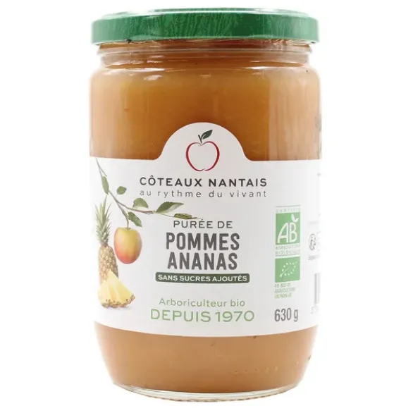 Purée pomme ananas 630g